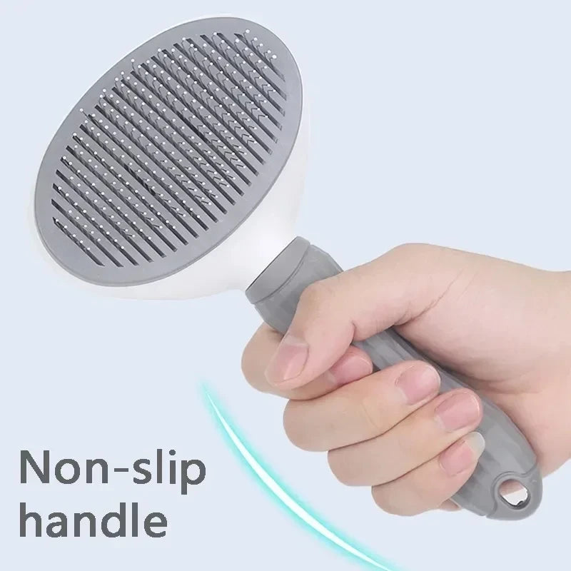 Brosse Auto-Nettoyante Anti-Poils pour Chiens & Chats
